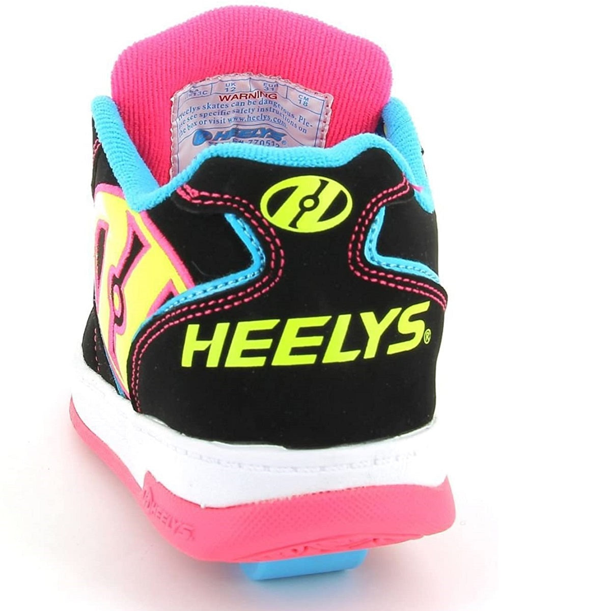 Heelys Propel 2.0 Black/Neon Multi Size UK 6