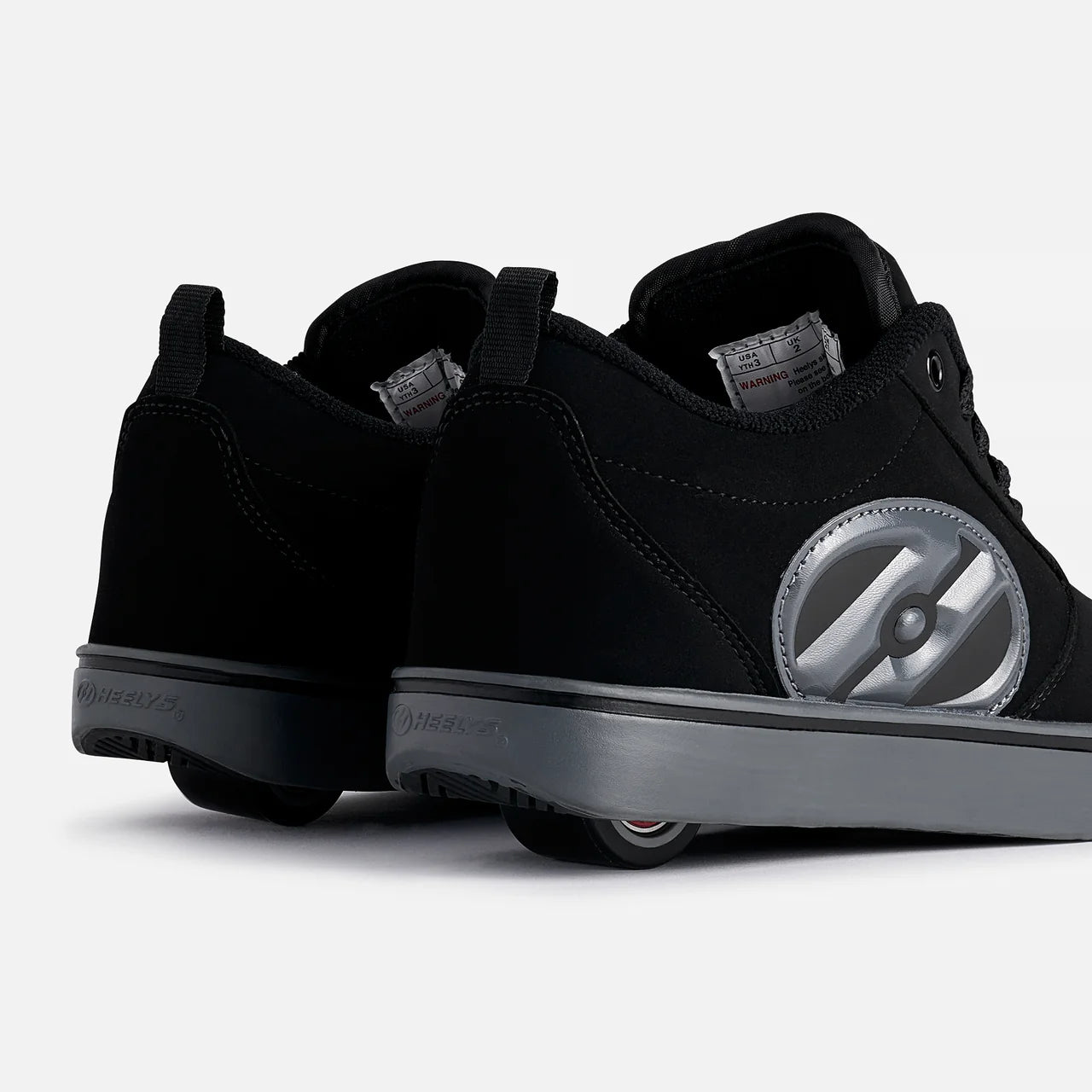 Heelys Pro 20 LG Nova - Black/Charcoal Kids Wheeled Shoe