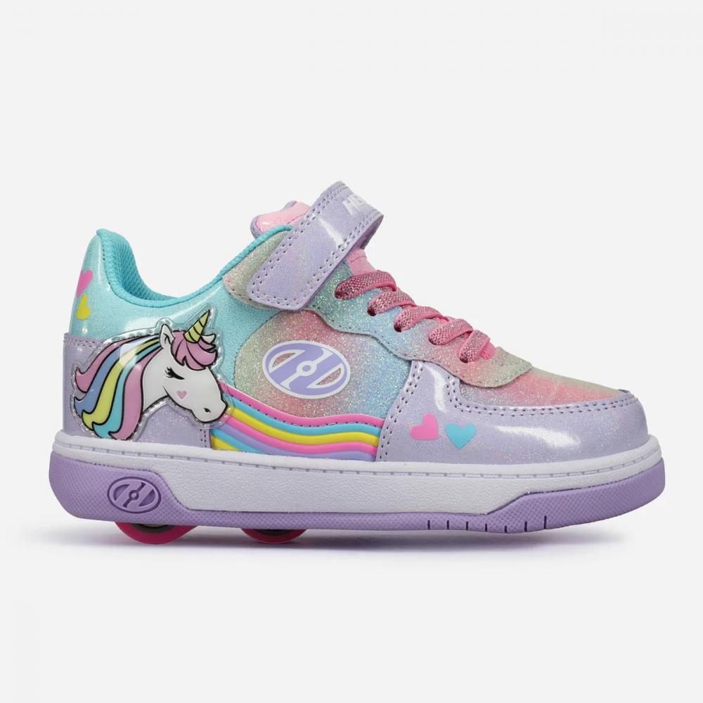 Heelys Rezerve Low X2 - Lavender/Blush/Multi Girls Wheeled Shoe