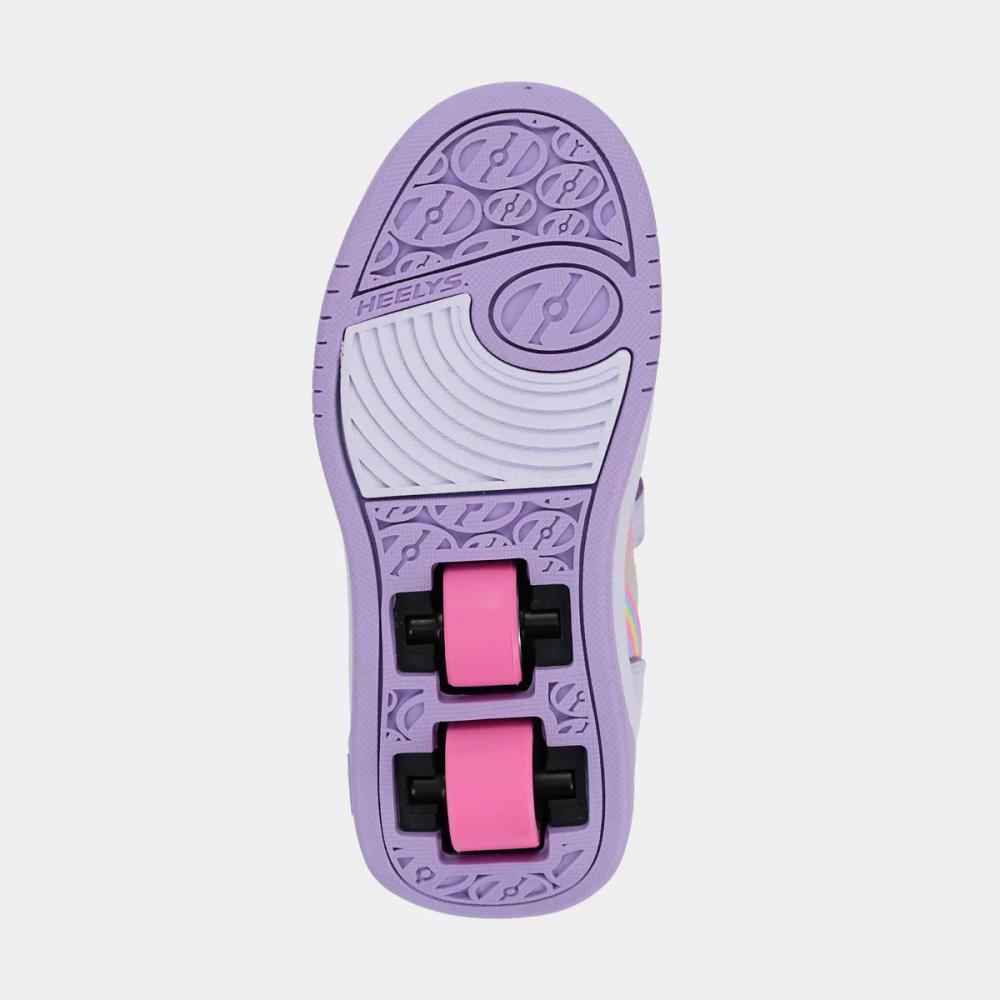 Heelys Rezerve Low X2 - Lavender/Blush/Multi Girls Wheeled Shoe