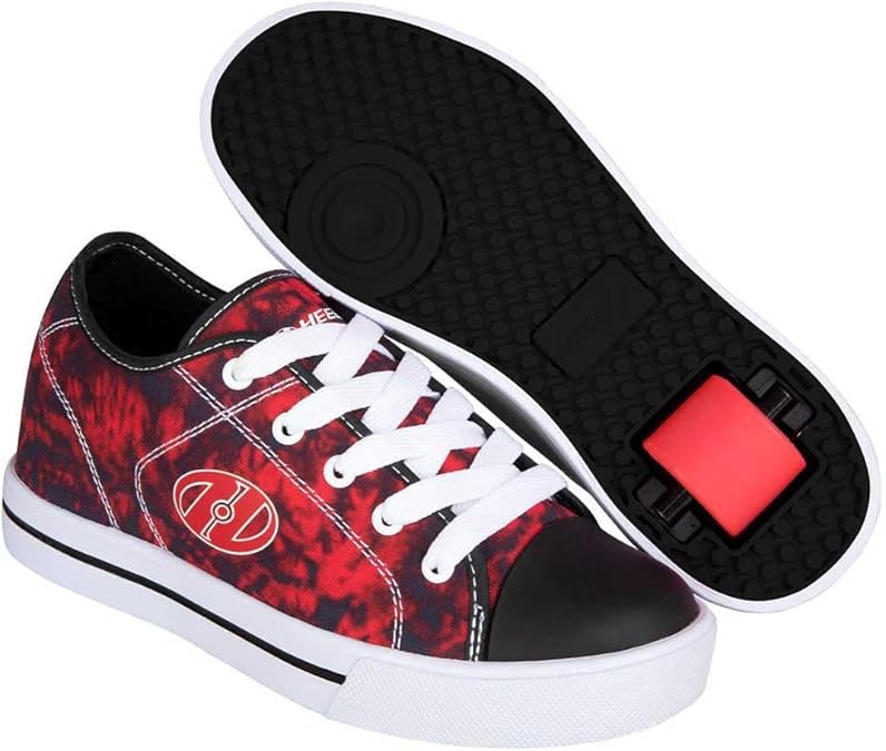 Heelys classic's close up of the detail and Tie-Dye design.