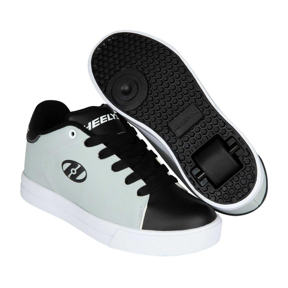 Heelys Royale - Grey/Black Kids Wheeled Shoe