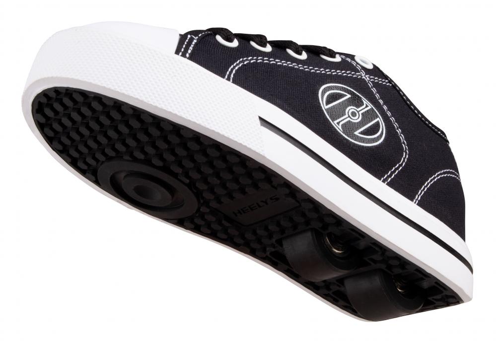 Heelys X2 Classic X2 - Black/White Kids Wheeled Shoe