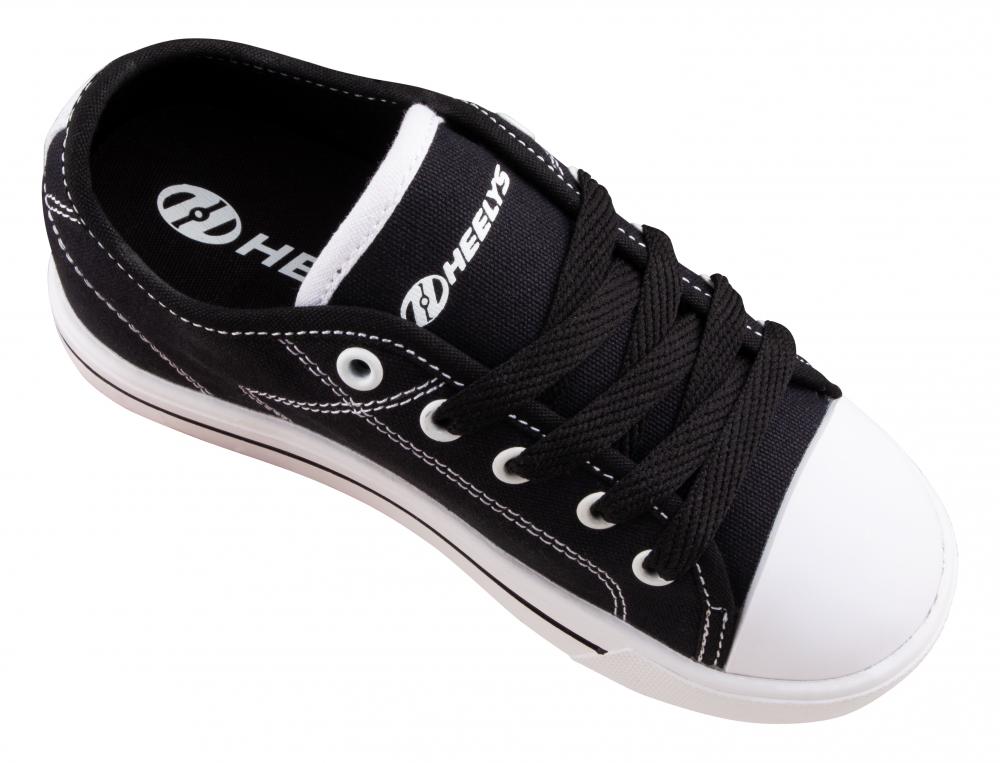 Heelys X2 Classic X2 - Black/White Kids Wheeled Shoe