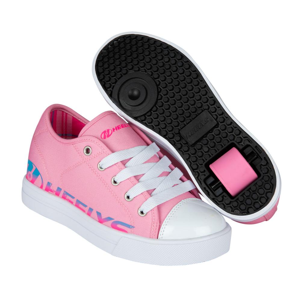 HEELYS CLASSIC - POWDER PINK / NEON PINK / CYAN