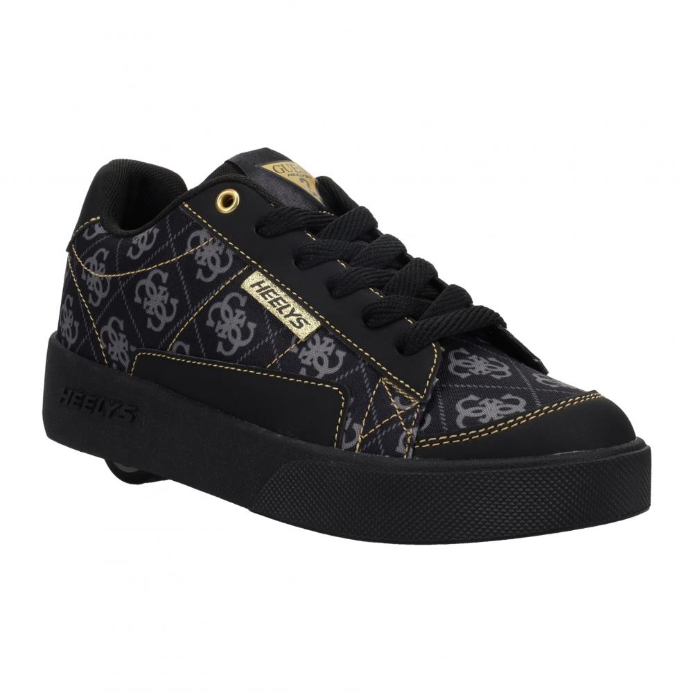 Heelys X Guess Digi Nylon Guess - Black/Grey/Gold Kids Wheeled shoe