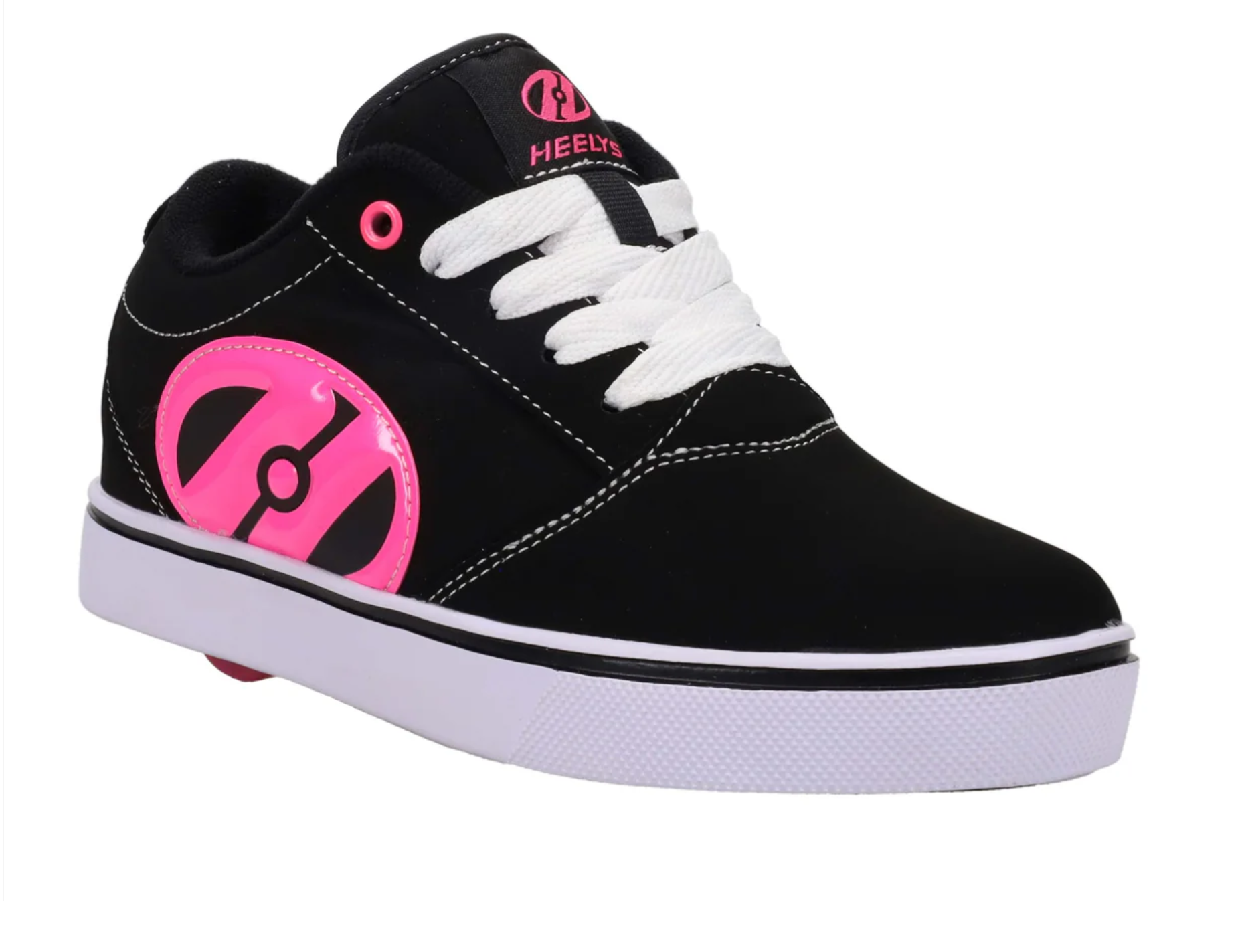 Heelys Pro 20 LG Nova - Black/Pink/White Girls Wheeled Shoe