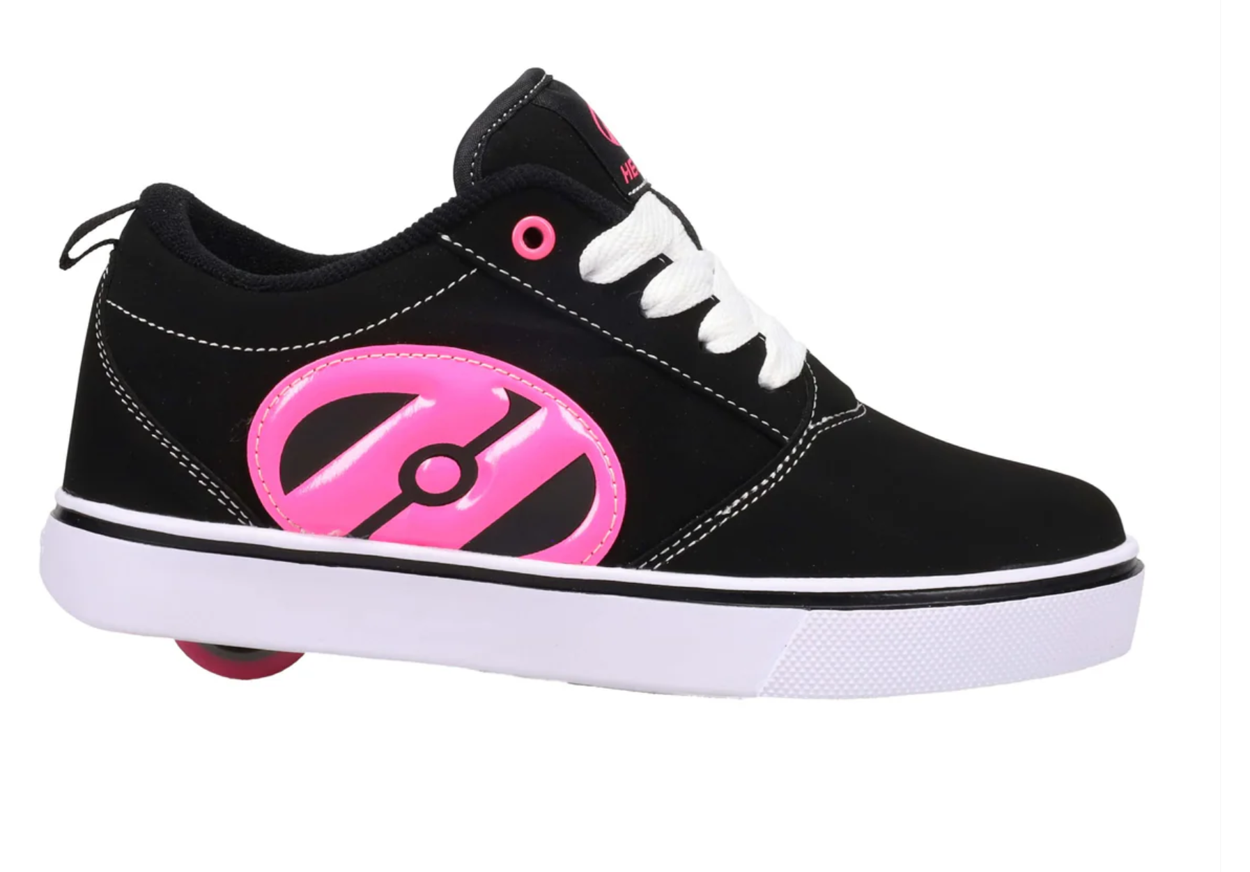 Heelys Pro 20 LG Nova - Black/Pink/White Girls Wheeled Shoe