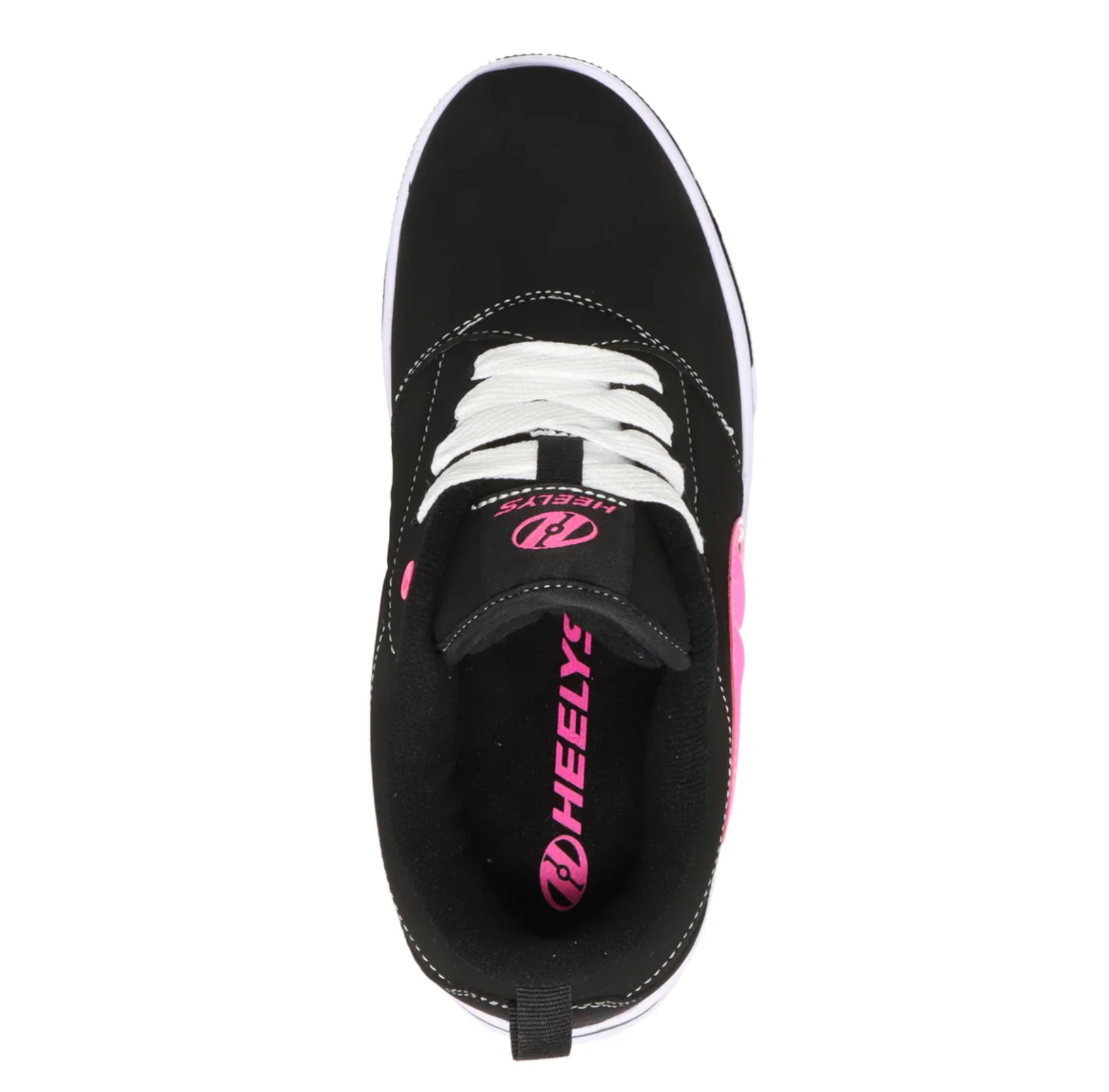 Heelys Pro 20 LG Nova - Black/Pink/White Girls Wheeled Shoe