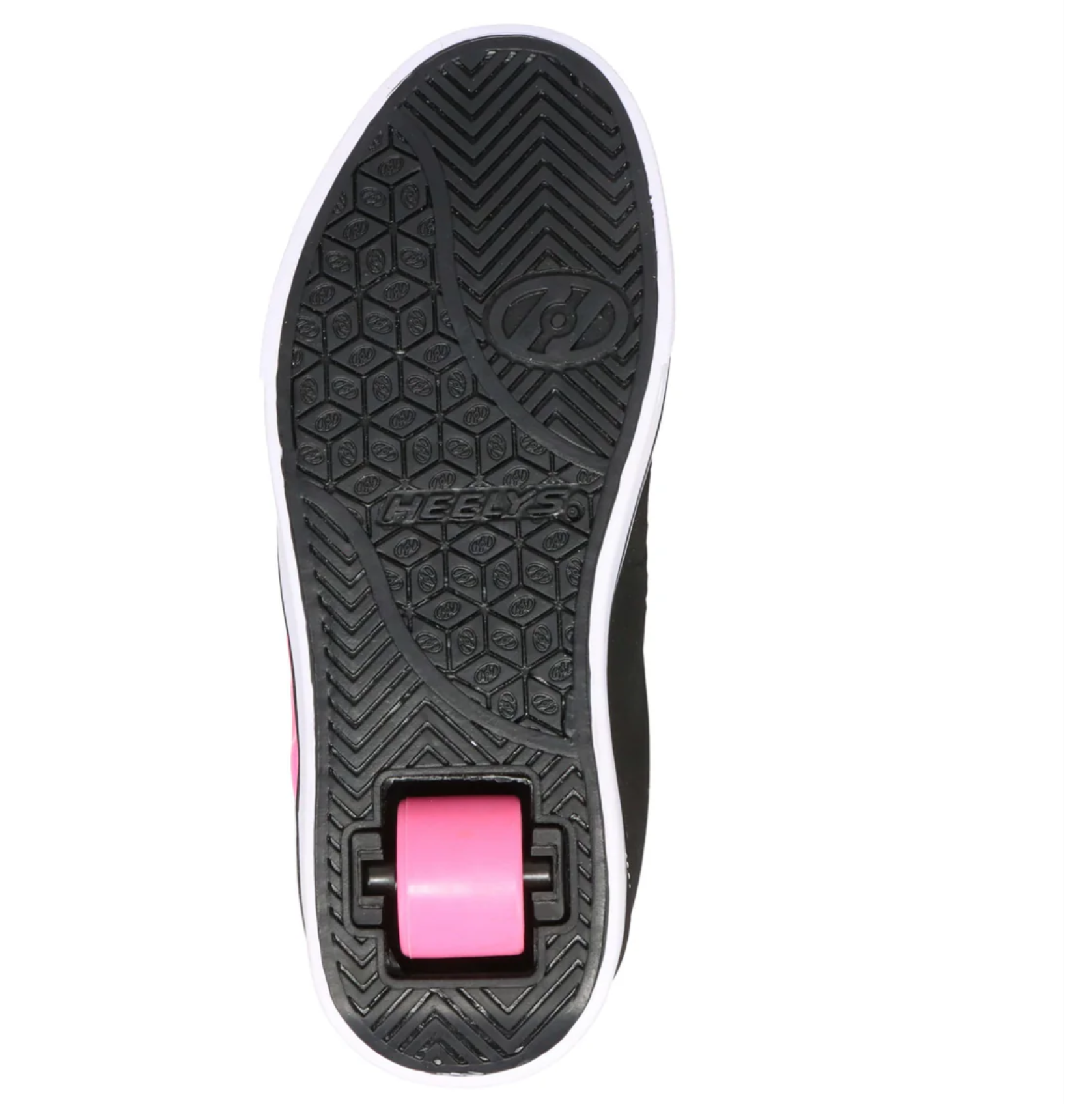 Heelys Pro 20 LG Nova - Black/Pink/White Girls Wheeled Shoe