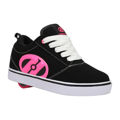 Heelys Pro 20 LG Nova - Black/Pink/White Girls Wheeled Shoe