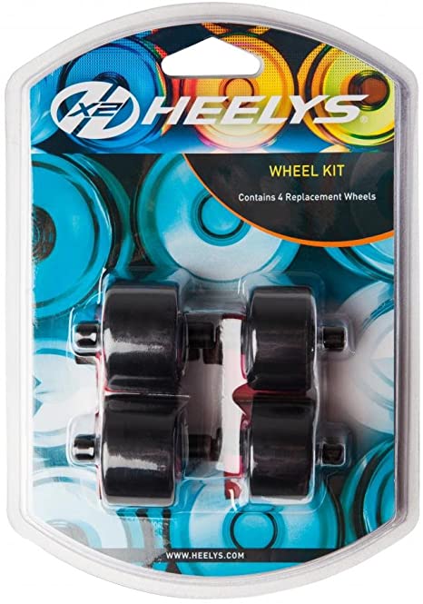 Heelys X2 Spare Wheels  Black Yellow Pink