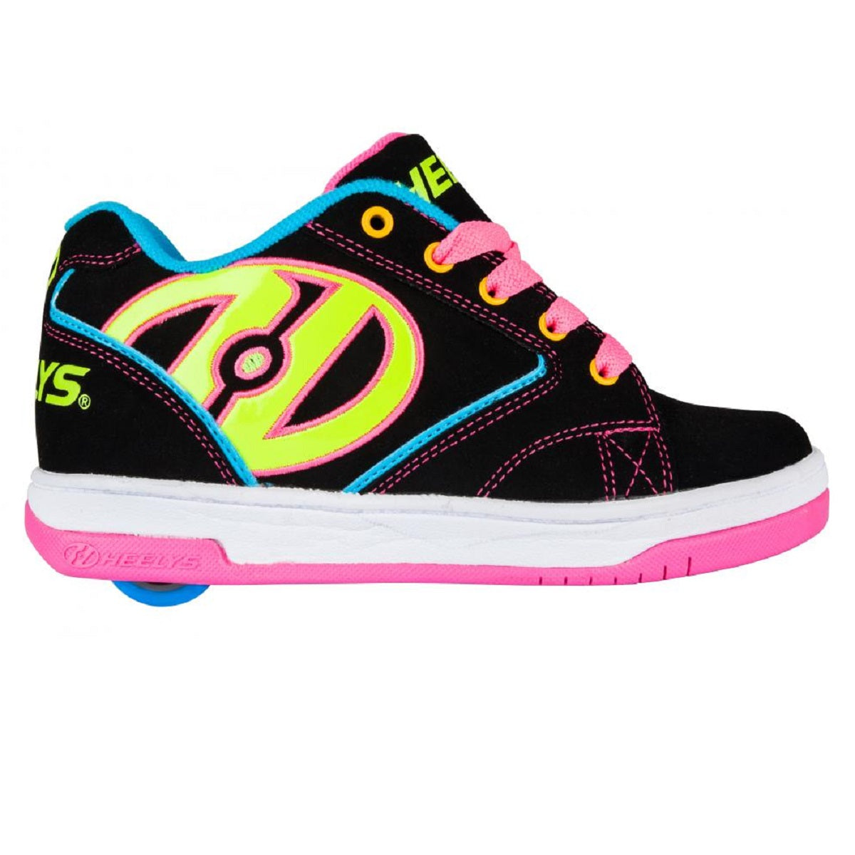 Heelys Propel 2.0 Girls Roller Shoes Black/Neon Multi